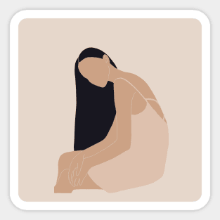 beautiful women Sticker